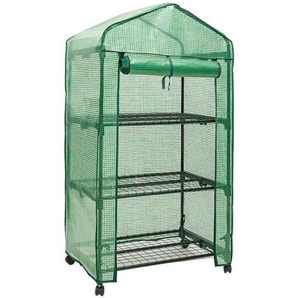 Genesis Genesis GEN-3PE 3 Tier Portable Rolling Greenhouse with Opaque Cover GEN-3PE